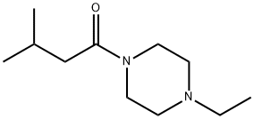 Piperazine, 1-ethyl-4-(3-methyl-1-oxobutyl)- (9CI) Structural