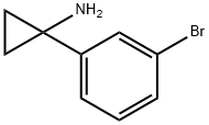 1-(3-BROMOPHENYL)CYCLOPROPANAMINE Structural