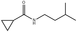 Cyclopropanecarboxamide, N-(3-methylbutyl)- (9CI) Structural