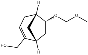 Bicyclo[3.2.1]oct-2-ene-2-methanol, 6-(methoxymethoxy)-, (1R,5S,6R)- (9CI) Structural