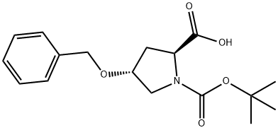 BOC-HYP(BZL)-OH Structural