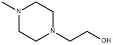 1-(2-Hydroxyethyl)-4-methylpiperazine Structural