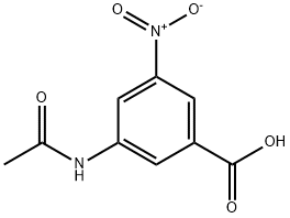 3-Acetamido-5-nitrobenzoic acid Structural