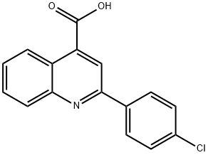 2-(4-CHLORO-PHENYL)-QUINOLINE-4-CARBOXYLIC ACID Structural