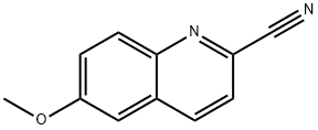 6-METHOXY-2-QUINOLINECARBONITR Structural