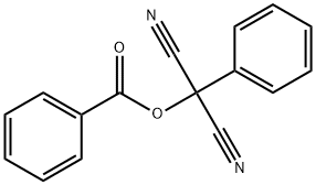 alpha,alpha-dicyanobenzyl benzoate  Structural