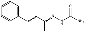 Hydrazinecarboxamide, 2- (1-methyl-3-phenyl-2-propenylidene)- Structural