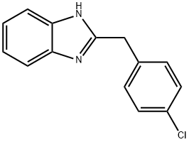 2-(4-Chlorobenzyl)benzimidazole Structural