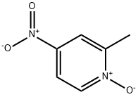4-Nitro-2-picoline N-oxide Structural