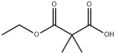 3-Ethoxy-2,2-dimethyl-3-oxopropanoic acid Structural