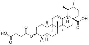 Urs-12-en-28-oic  acid,3-(3-carboxy-1-oxopropoxy)-,(3b)-  (9CI)