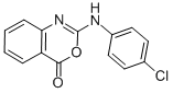 2-[(4-CHLOROPHENYL)AMINO]-4H-3,1-BENZOXAZIN-4-ONE