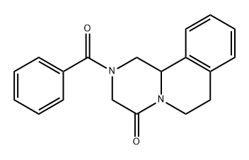 2-BENZYL-1,2,3,6,7,11B-HEXAHYDRO-4H-PYRAZION[2,1-A] ISOQUINOLINE-4-ONE Structural