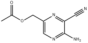 5-ACETOXYMETHYL-2-AMINO-3-CYANOPYRAZINE