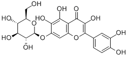 Quercetagetin-7-O-glucoside Structural