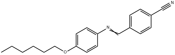 4'-CYANOBENZYLIDENE-4-N-HEXYLOXYANILINE Structural