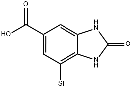 2,3-DIHYDRO-7-MERCAPTO-2-OXOBENZIMIDAZOLE-5-CARBOXYLIC ACID