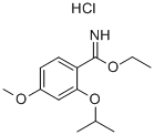 Ethyl 2-isopropoxy-4-methoxybenzimidate hydrochloride Structural