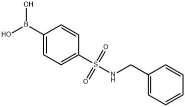 4-(N-BENZYLSULPHONAMIDO)BENZENEBORONIC ACID Structural