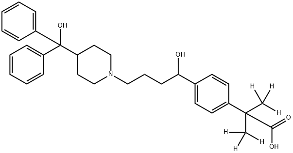 FEXOFENADINE-D6 Structural