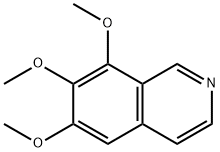 Isoquinoline, 6,7,8-trimethoxy- (9CI) Structural