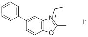 3-ETHYL-2-METHYL-5-PHENYL-BENZOOXAZOL-3-IUM IODIDE