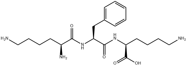 lysyl-phenylalanyl-lysine Structural