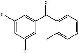 3,5-DICHLORO-2'-METHYLBENZOPHENONE Structural