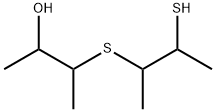 3-((2-Mercapto-1-methylpropyl)thio)-2-butanol Structural