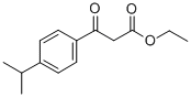 3-(4-ISOPROPYL-PHENYL)-3-OXO-PROPIONIC ACID ETHYL ESTER Structural