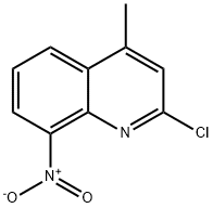 Quinoline, 2-chloro-4-methyl-8-nitro- Structural
