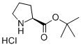 tert-Butyl L-prolinate hydrochloride Structural