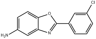 2-(3-CHLORO-PHENYL)-BENZOOXAZOL-5-YLAMINE Structural