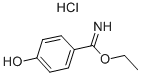 ETHYL 4-HYDROXYBENZIMIDATE HYDROCHLORIDE Structural