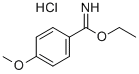 ETHYL 4-METHOXYBENZIMIDATE HYDROCHLORIDE Structural