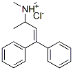 CITALOPRAM  RELATED  COMPOUND  F  (200 MG) (DIMETHYL-(1-METHYL-3,3-DIPHENYL-ALLYL)-AMINE HYDROCHLORIDE) Structural