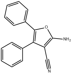 2-AMINO-4,5-DIPHENYL-3-FURONITRILE Structural