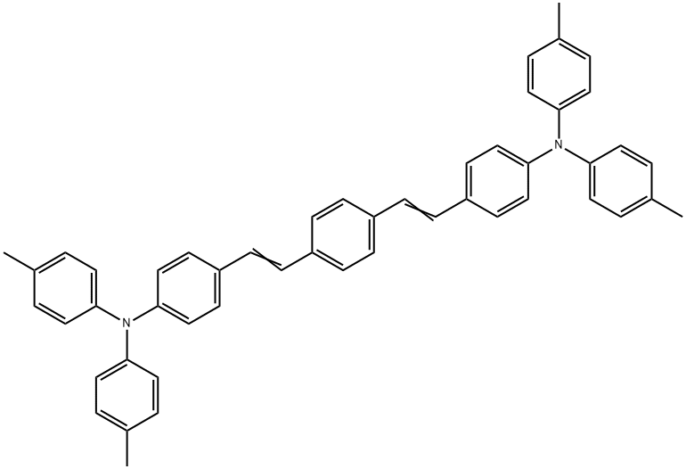 1,4-BIS[2-[4-[N,N-DI(P-TOLYL)AMINO]PHENYL]VINYL]BENZENE Structural