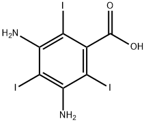 3,5-diamino-2,4,6-triiodobenzoic acid  Structural