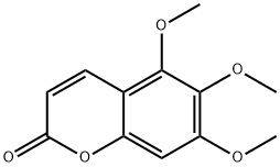 5,6,7-Trimethoxycoumarin Structural