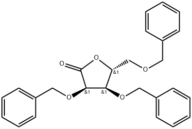 2,3,5-Tri-O-benzyl-D-ribonolactone Structural Picture