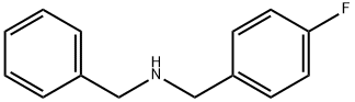 BENZYL-(4-FLUORO-BENZYL)-AMINE Structural