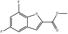 5,7-DIFLUORO-BENZO[B]THIOPHENE-2-CARBOXYLIC ACID METHYL ESTER