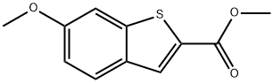 6-METHOXY-BENZO[B]THIOPHENE-2-CARBOXYLIC ACID METHYL ESTER Structural