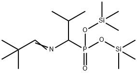 [1-[(2,2-Dimethylpropylidene)amino]-2-methylpropyl]phosphonic acid bis(trimethylsilyl) ester