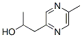 Pyrazineethanol, -alpha-,5-dimethyl- (9CI) Structural