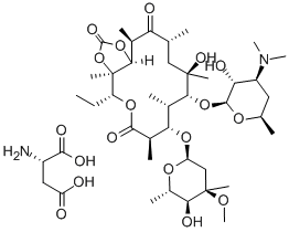 Erythromycin A 11,12-carbonate L-aspartate Structural