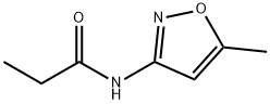 Propanamide, N-(5-methyl-3-isoxazolyl)- (9CI) Structural