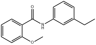 Benzamide, N-(3-ethylphenyl)-2-methoxy- (9CI) Structural
