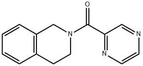 Isoquinoline, 1,2,3,4-tetrahydro-2-(pyrazinylcarbonyl)- (9CI) Structural